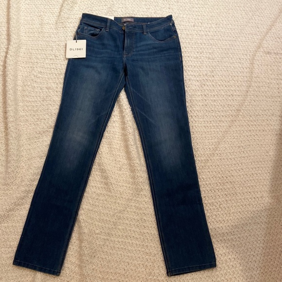 Womens designer jeans size 28. DL1961. NICKY mid-rise.Cigarette in Wooster blue. - Picture 1 of 4